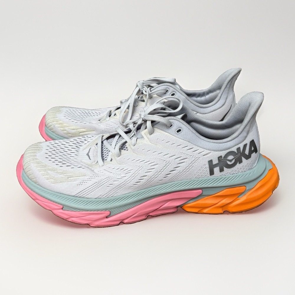 Hoka One One Clifton Edge Shoes Mens Size 13 Gray Running Comfort Walking Gym